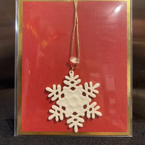 Lenox Mini Snowflake Ornament - Picture 1 of 3